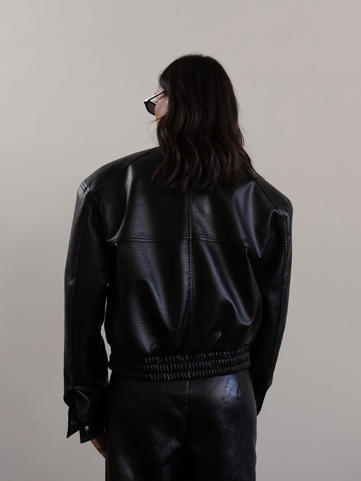 BIKER IN ECOPELLE - NERO 2202