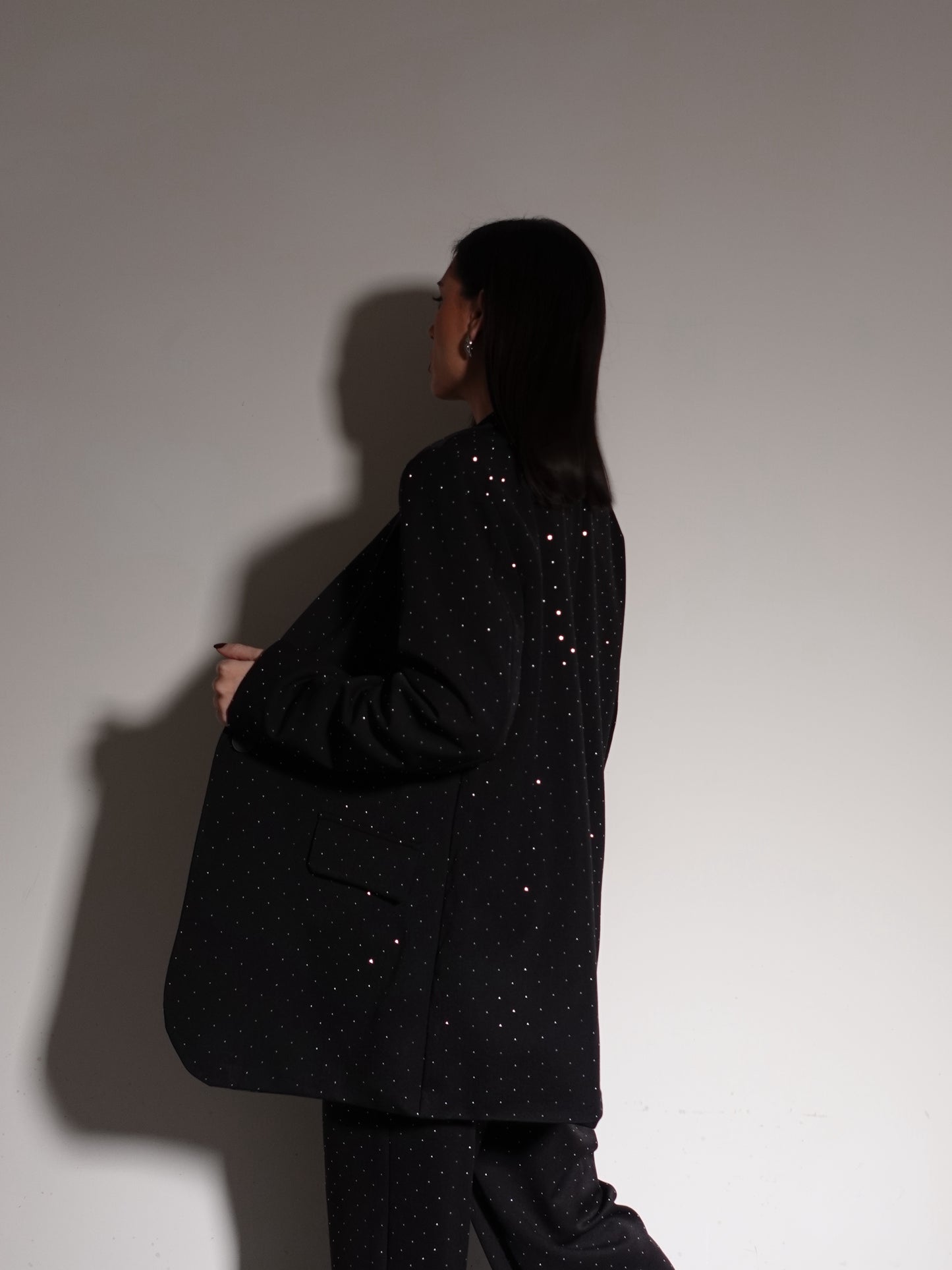 GIACCA SHINE - NERO 9001