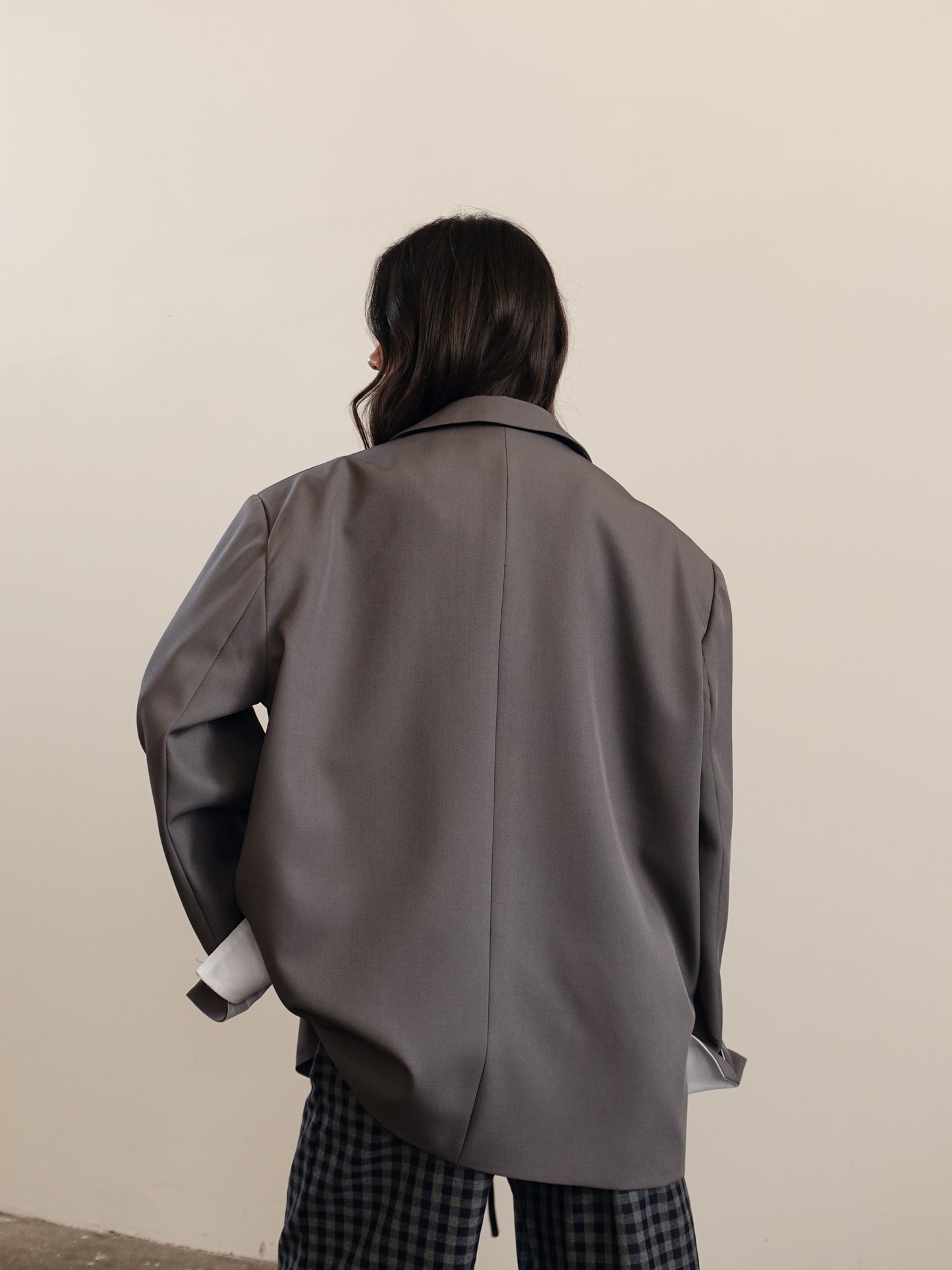 BLAZER OVERSIZE TIMES SQUARE - GRIGIO 3151