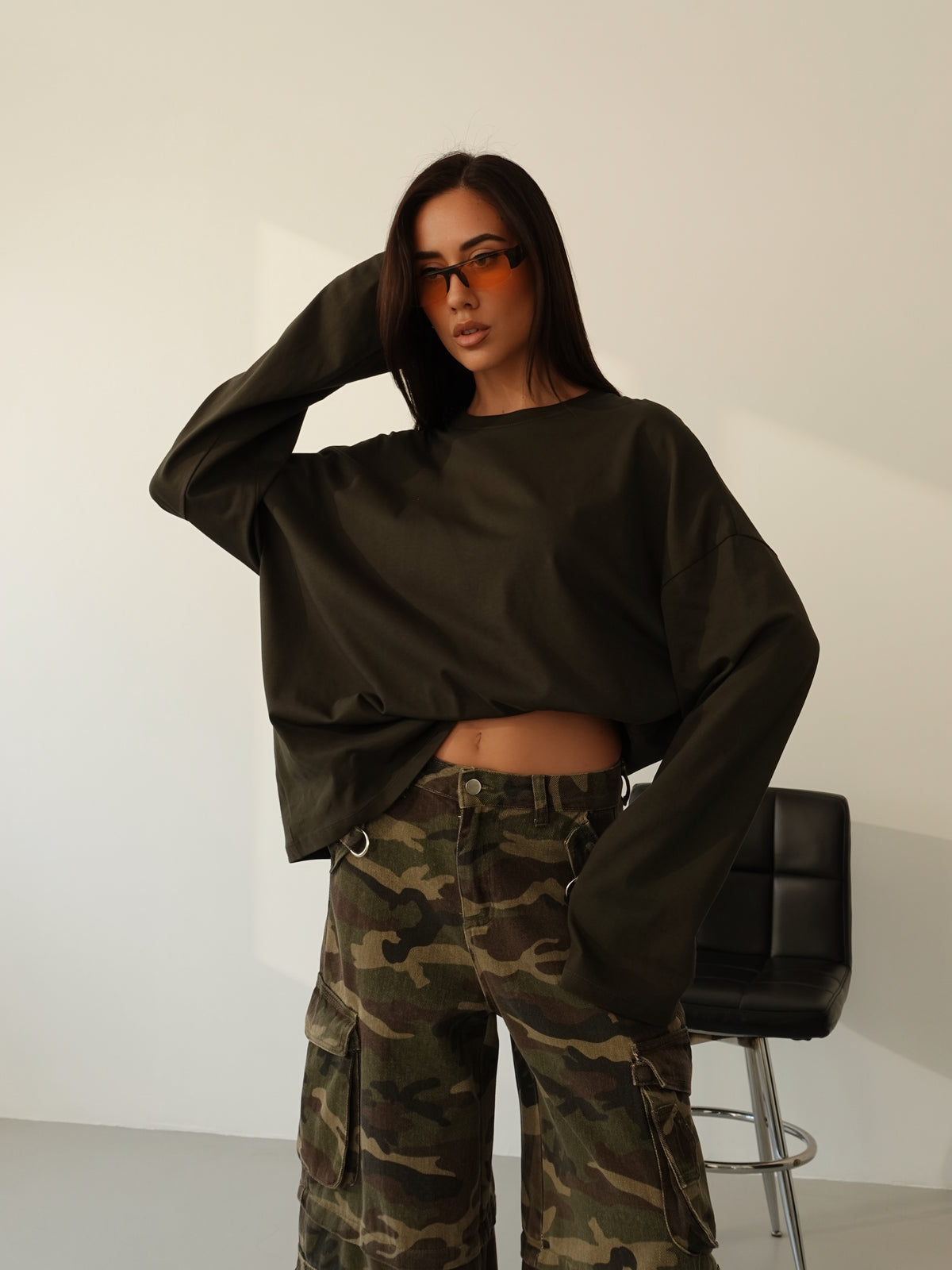 LONG-SLEEVE BASIC LUMINA - VERDE LD6024