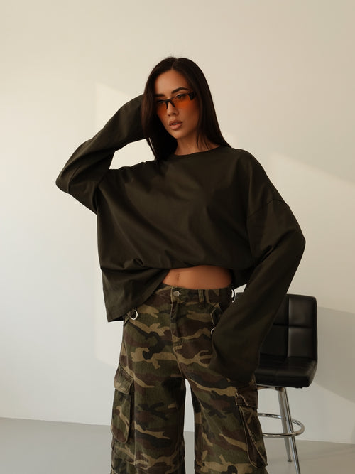 LONG-SLEEVE BASIC LUMINA - VERDE LD6024