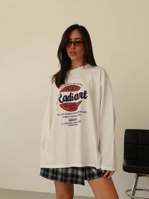 LONG-SLEEVE RADIANT - BIANCO 26205