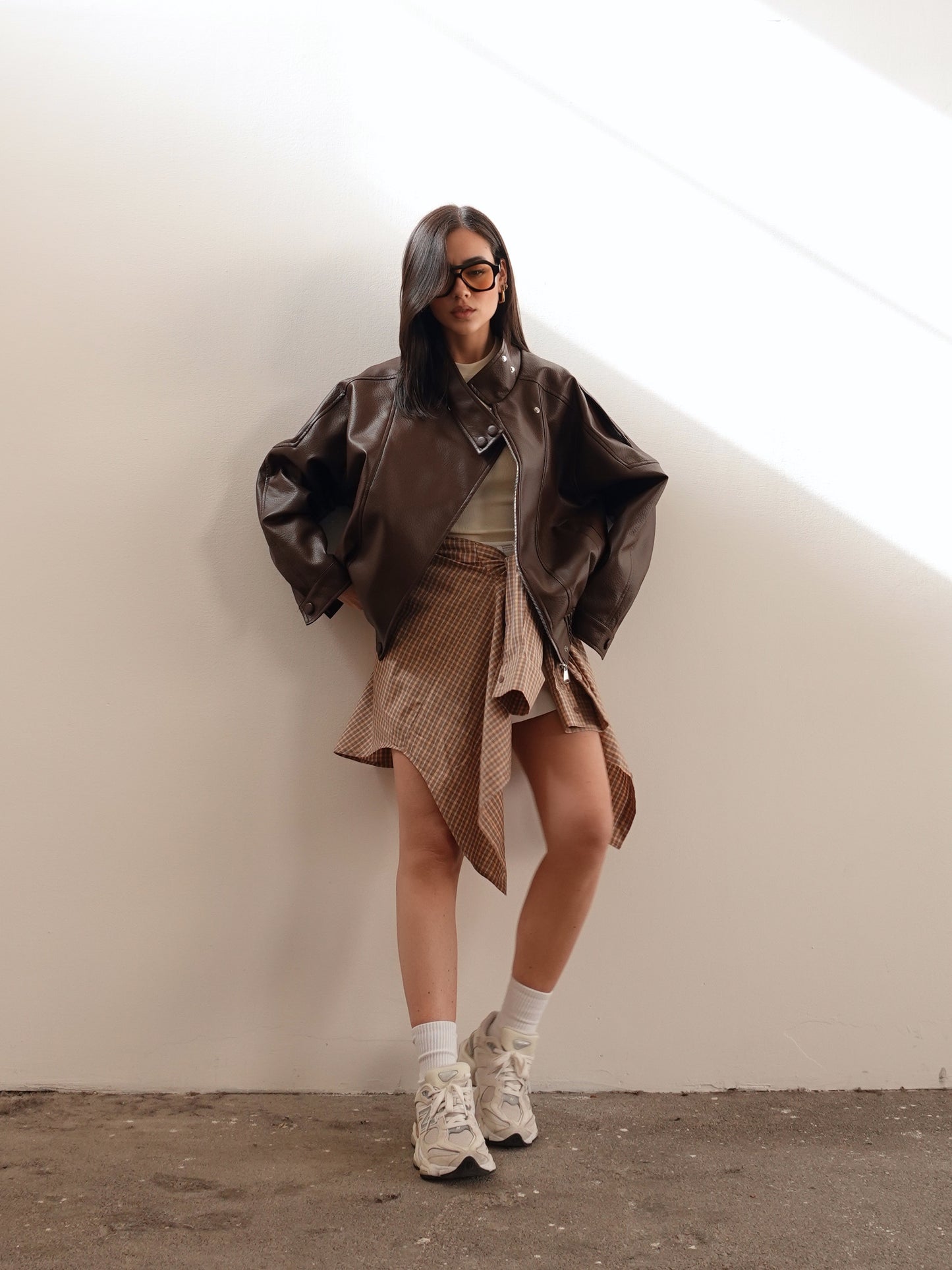 GIACCA IN ECOPELLE MAVERICK - MARRONE 8670