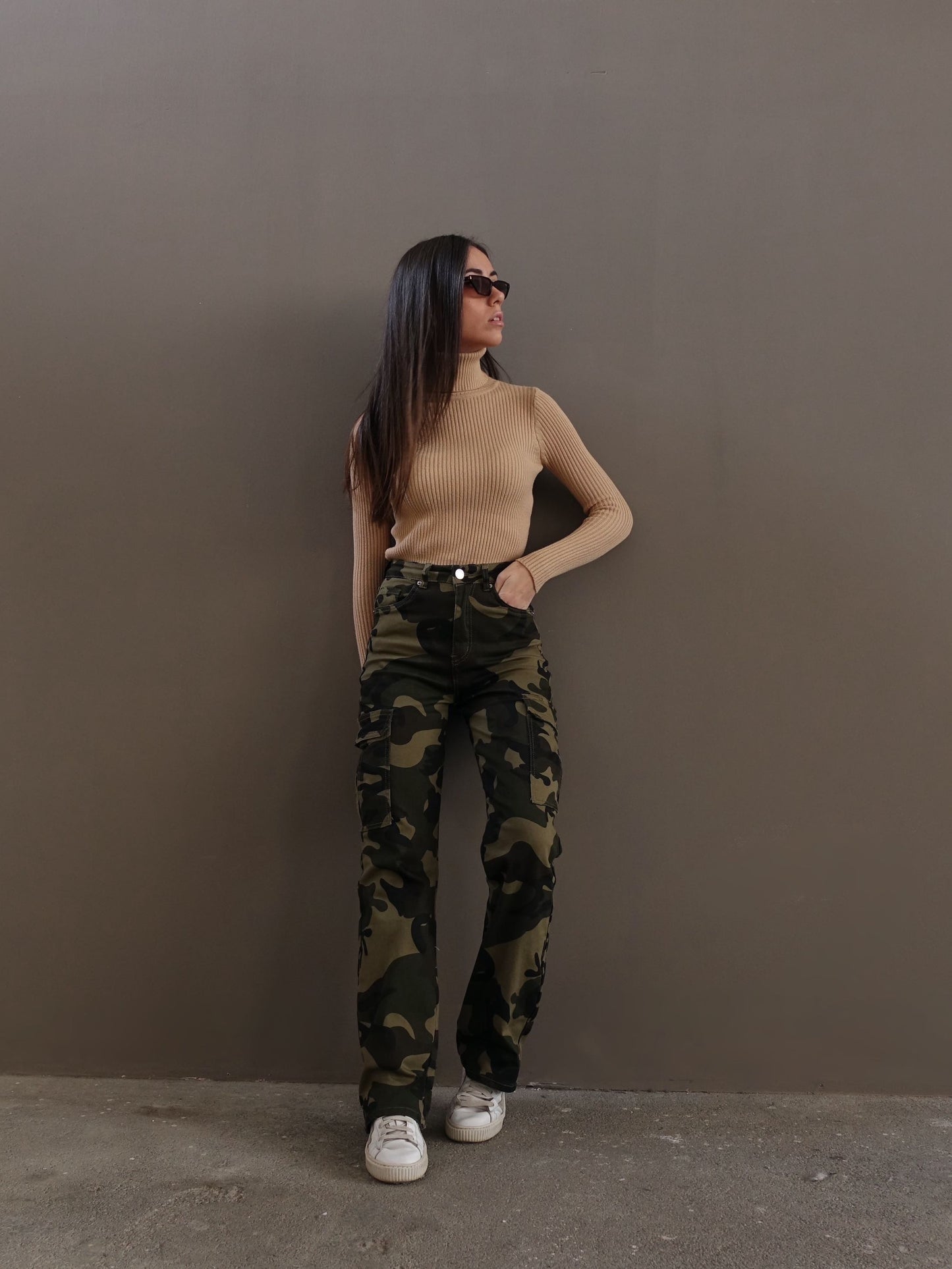 JEANS CAMOUFLAGE CARGO - 7886