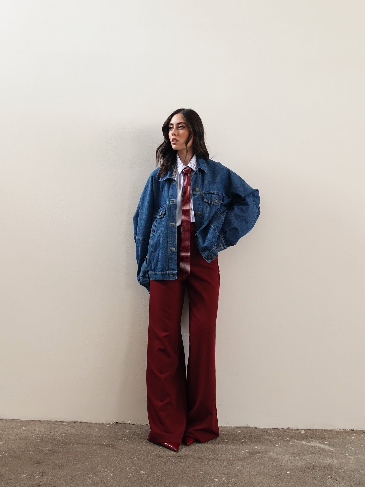 CAMICIA A RIGHE - BIANCO/AZZURRO 50320