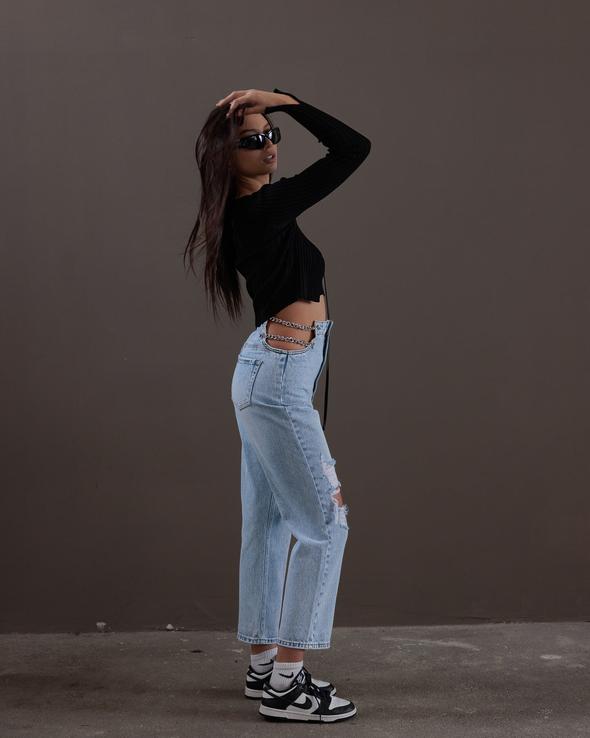 JEANS CHAINS - DENIM CHIARO 966