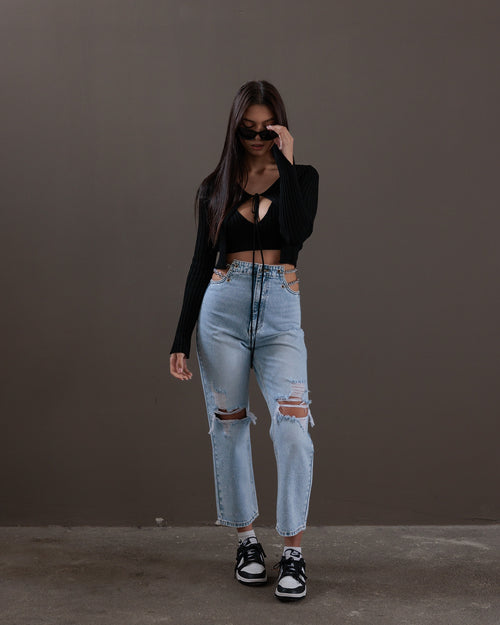 JEANS CHAINS - DENIM CHIARO 966
