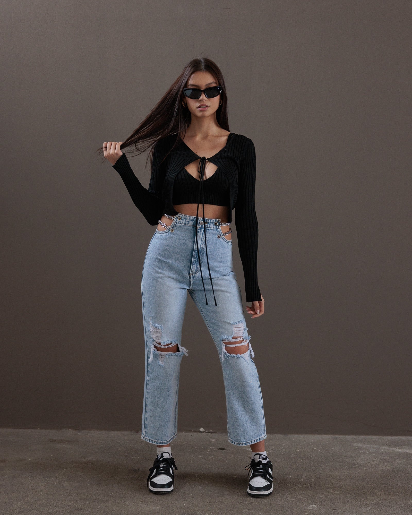 JEANS CHAINS - DENIM CHIARO 966