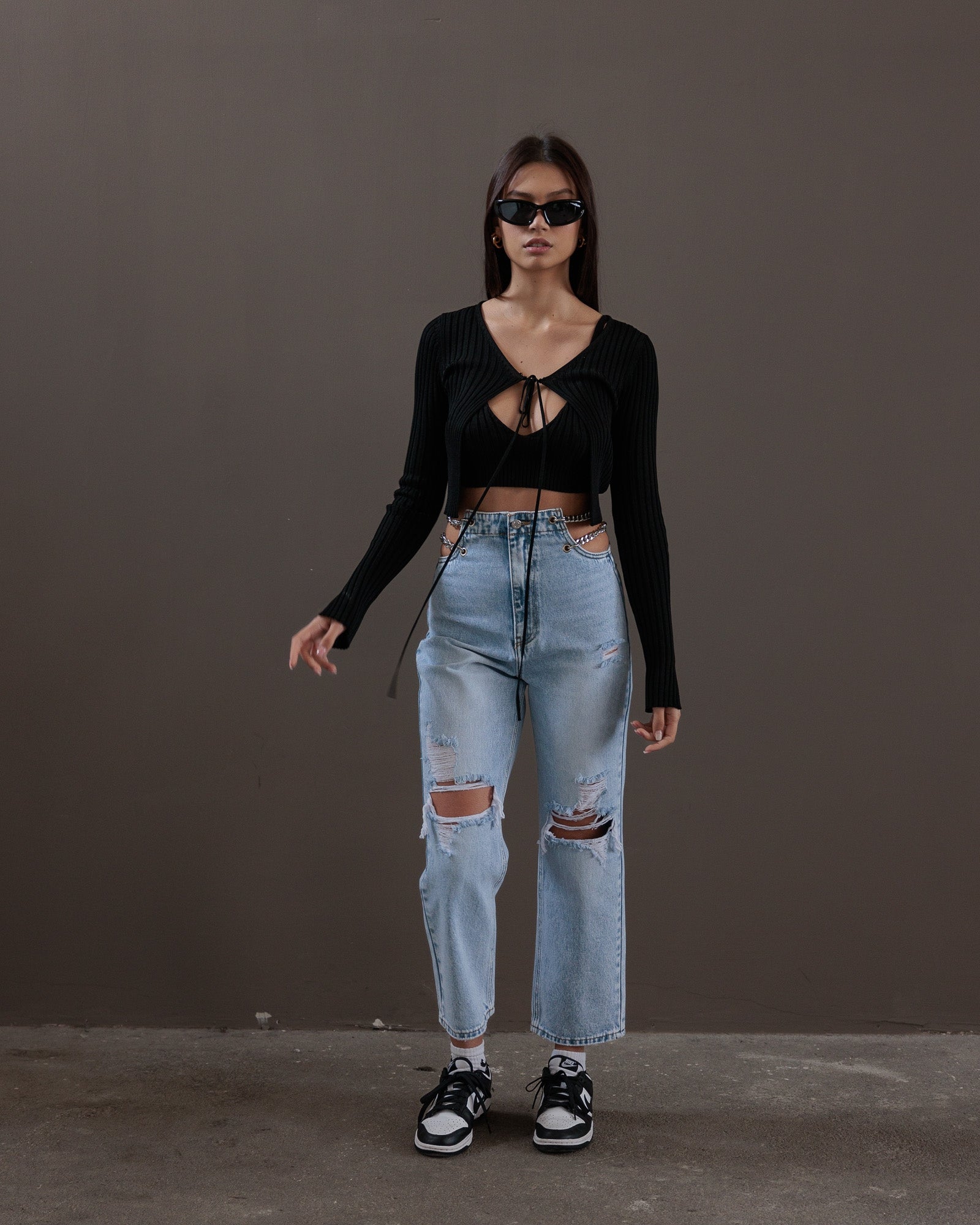 JEANS CHAINS - DENIM CHIARO 966