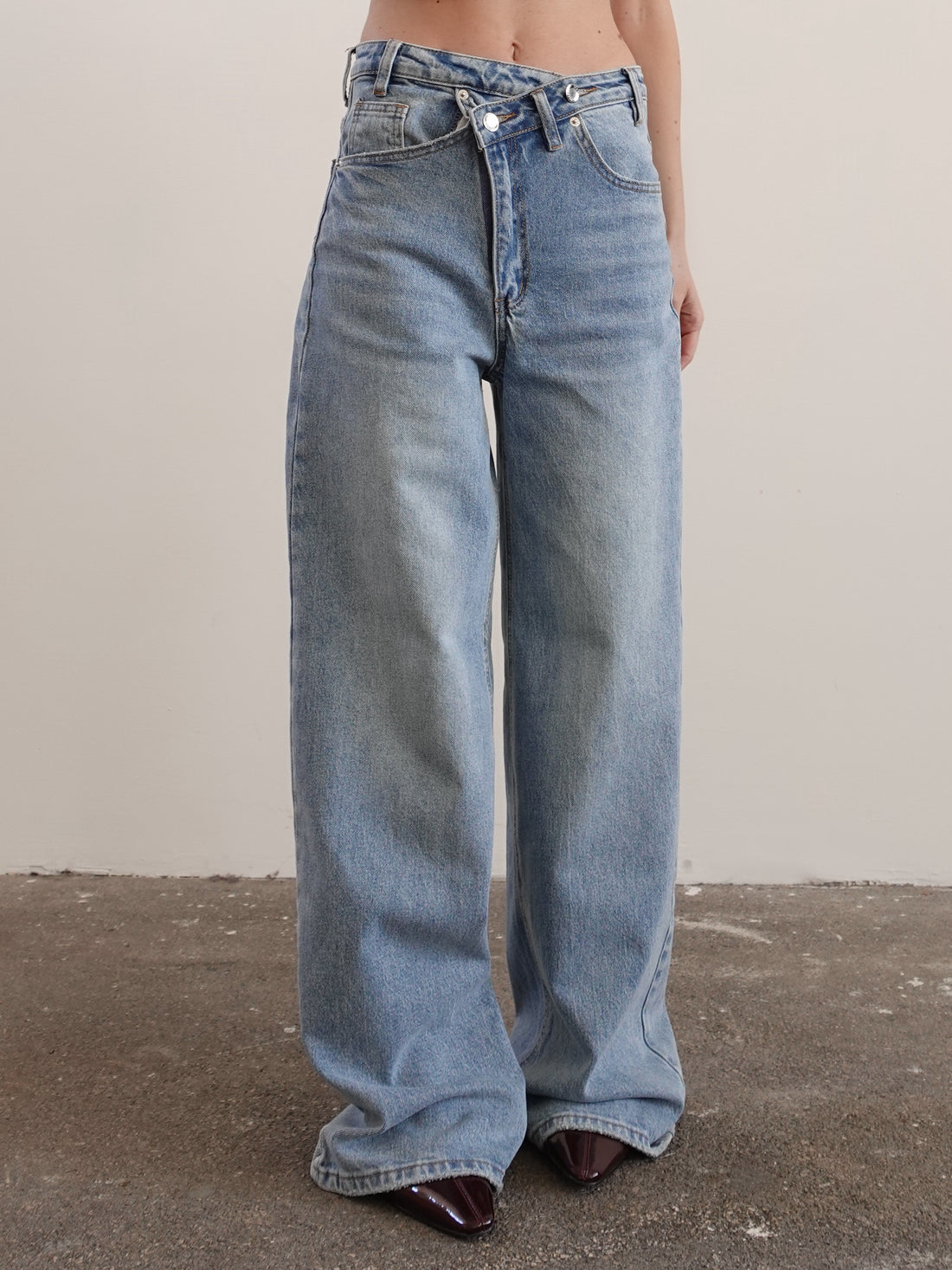 JEANS CRISS CROSS WIDE LEG - LAVAGGIO MEDIO 3390
