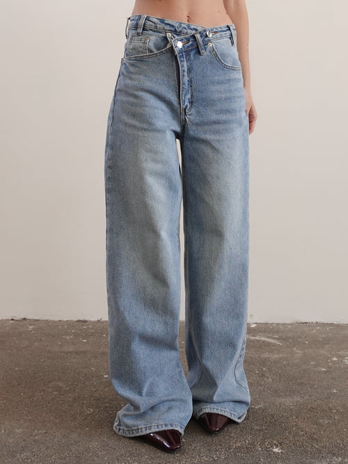JEANS CRISS CROSS WIDE LEG - LAVAGGIO MEDIO 3390