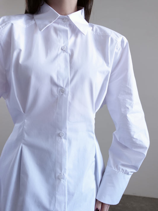 CAMICIA CON SPALLINE FLORENCE - BIANCO 3231