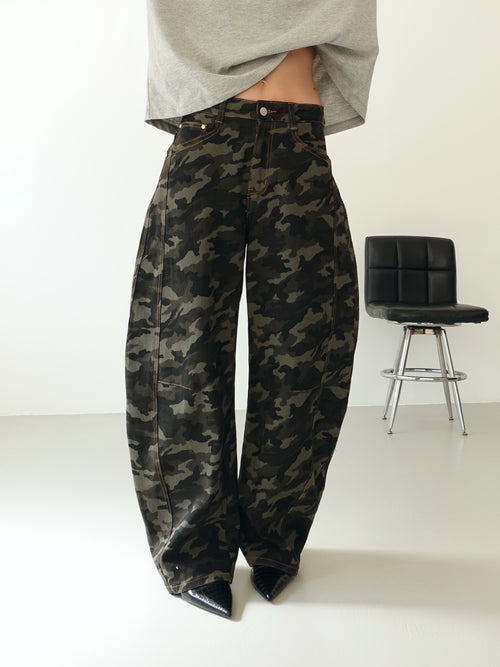 JEANS CAMOUFLAGE MARSHALL - NERO/GRIGIO 2705