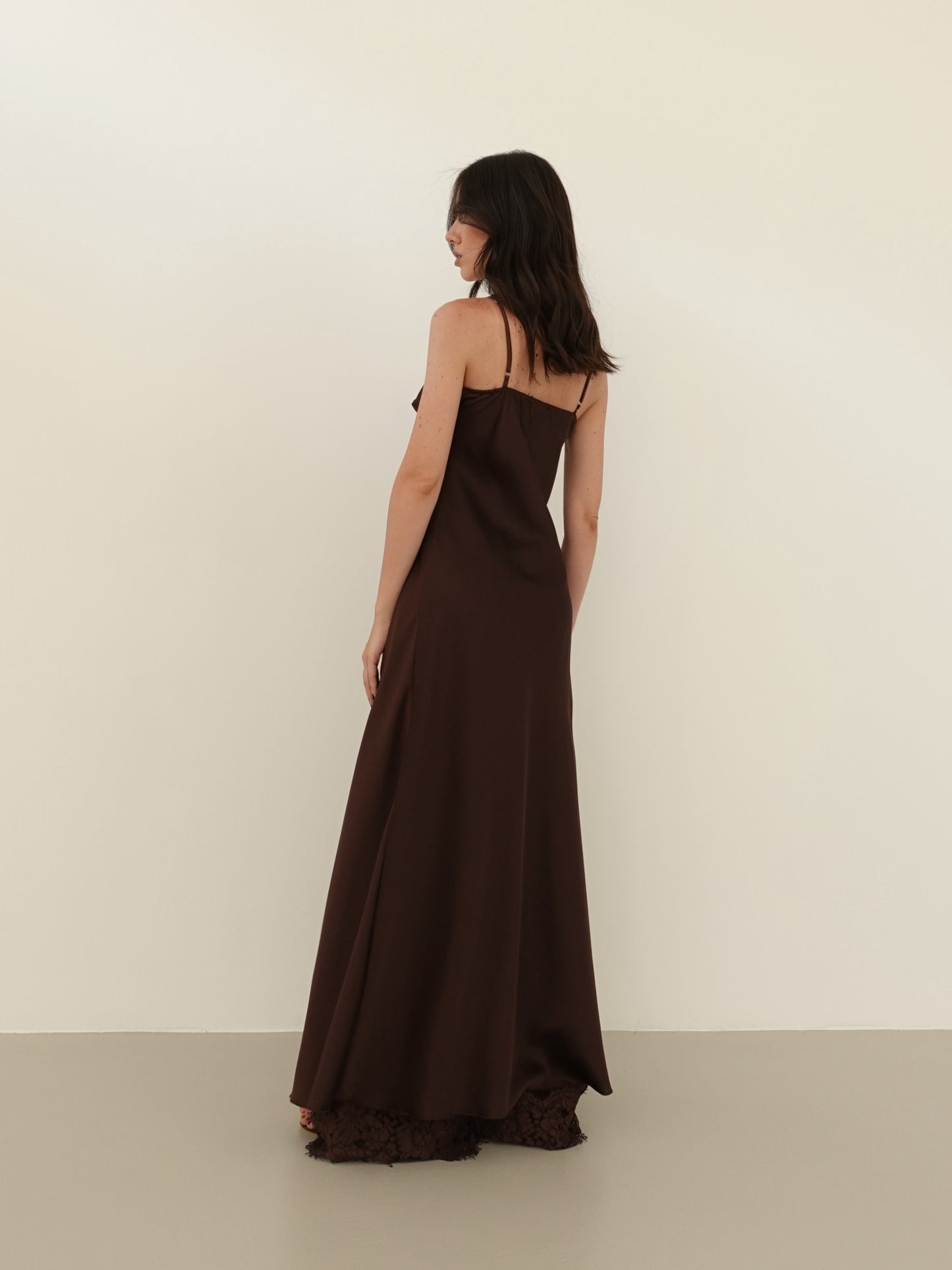 COORDINATO SATIN MONTECARLO - CIOCCOLATO 60621