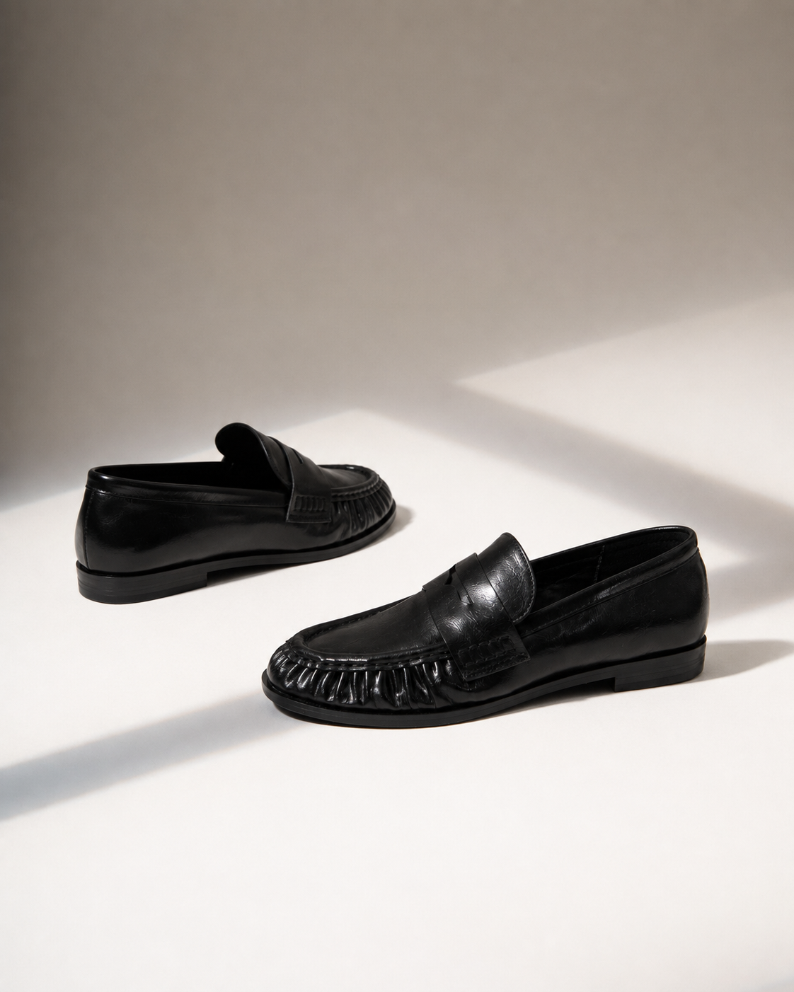 MOCASSINO COLLEGE IN ECOPELLE - NERO XX9623