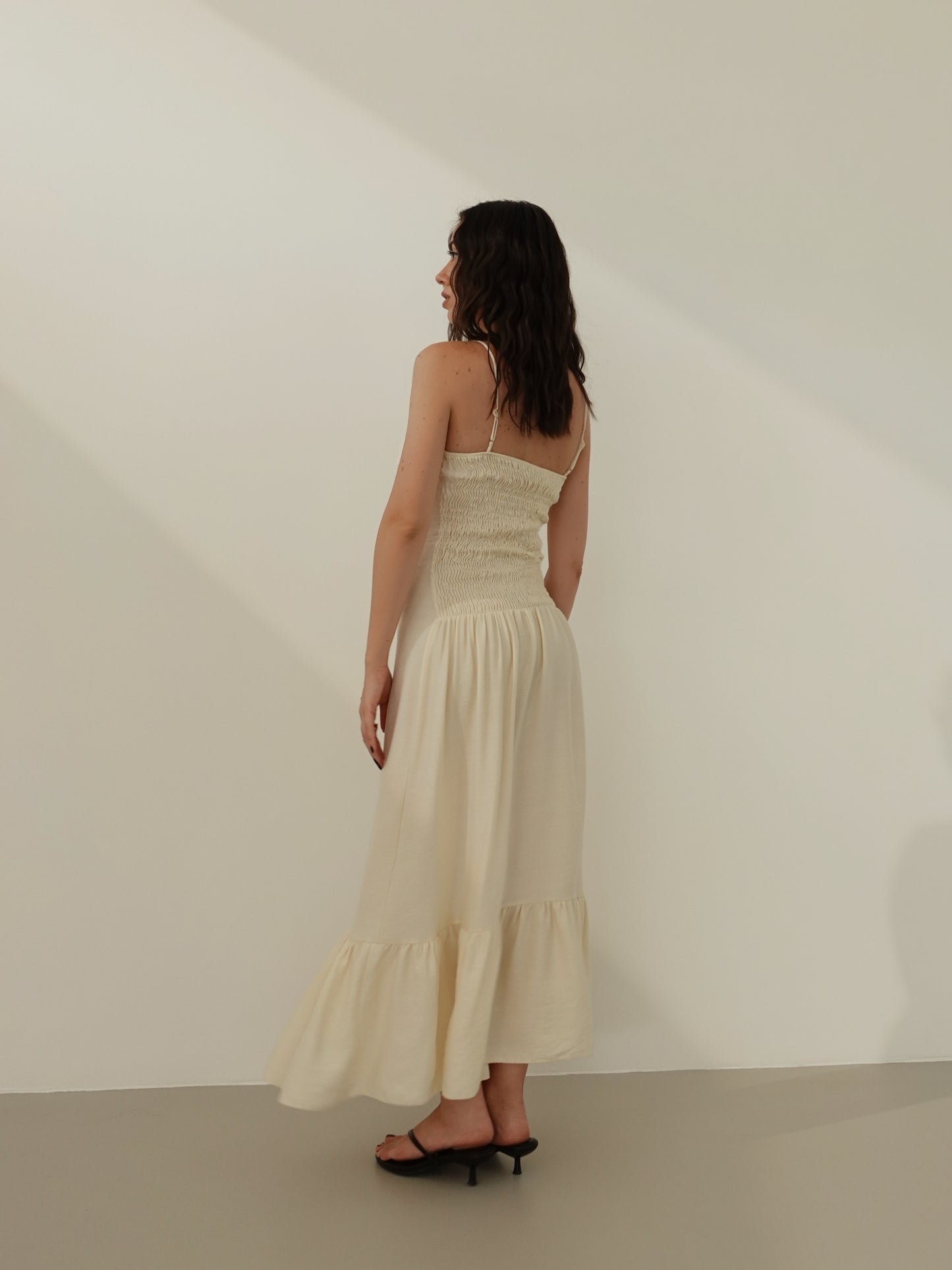 DRESS PLAYA CON COPPETTE - BURRO 7071