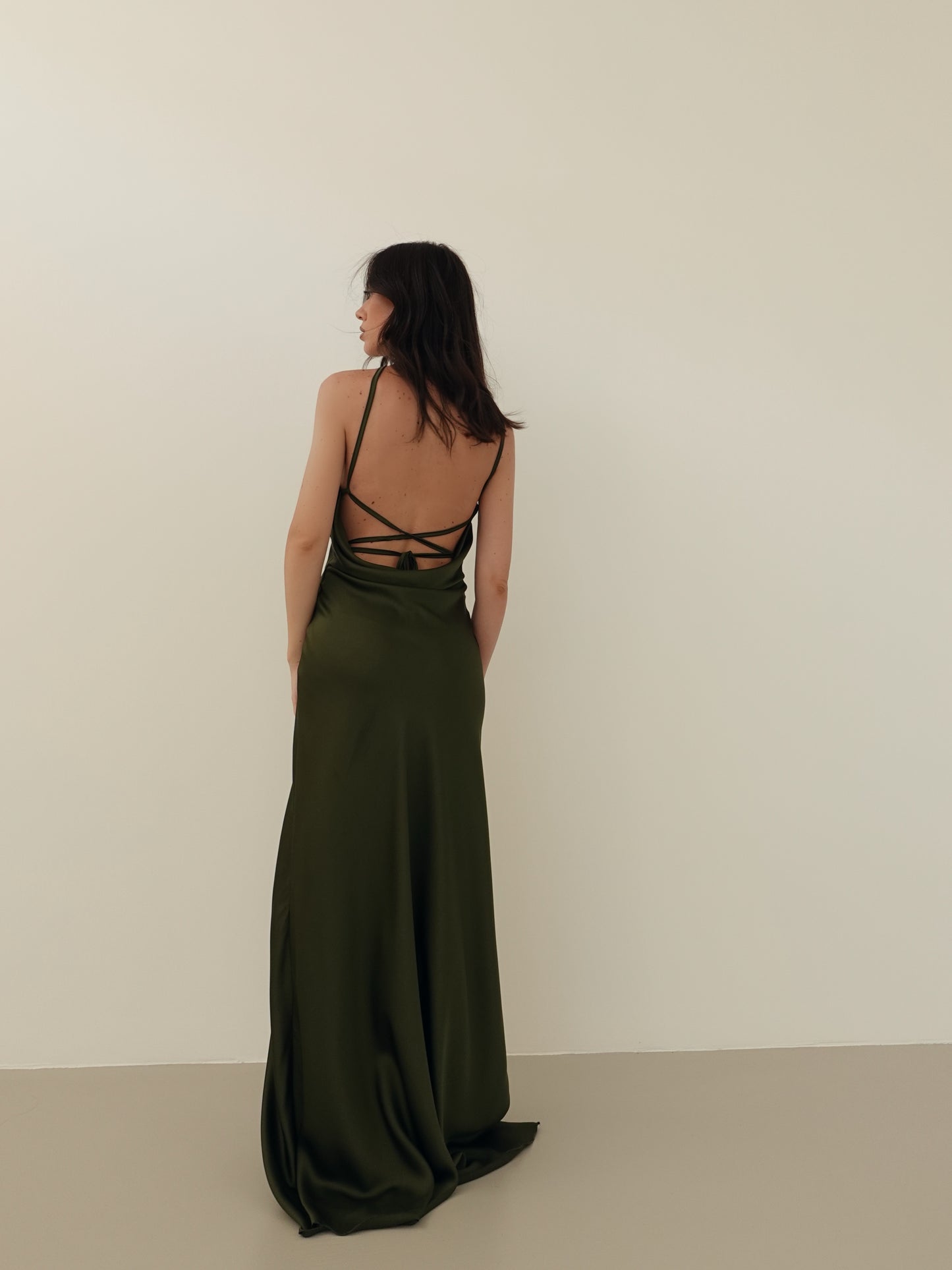 LONG DRESS DIANE - VERDE 60536