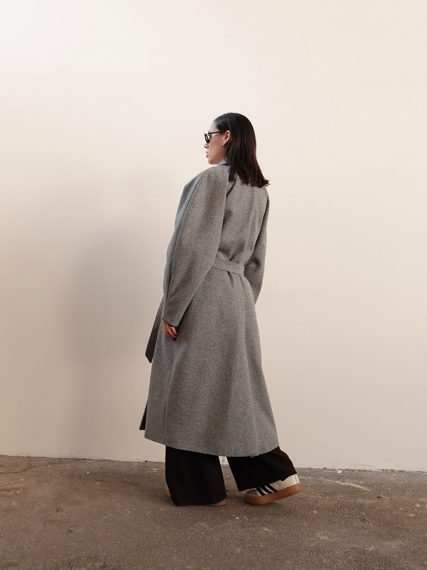 CAPPOTTO LUNGO OVERSIZE BALLOON FIT - GRIGIO CAP2