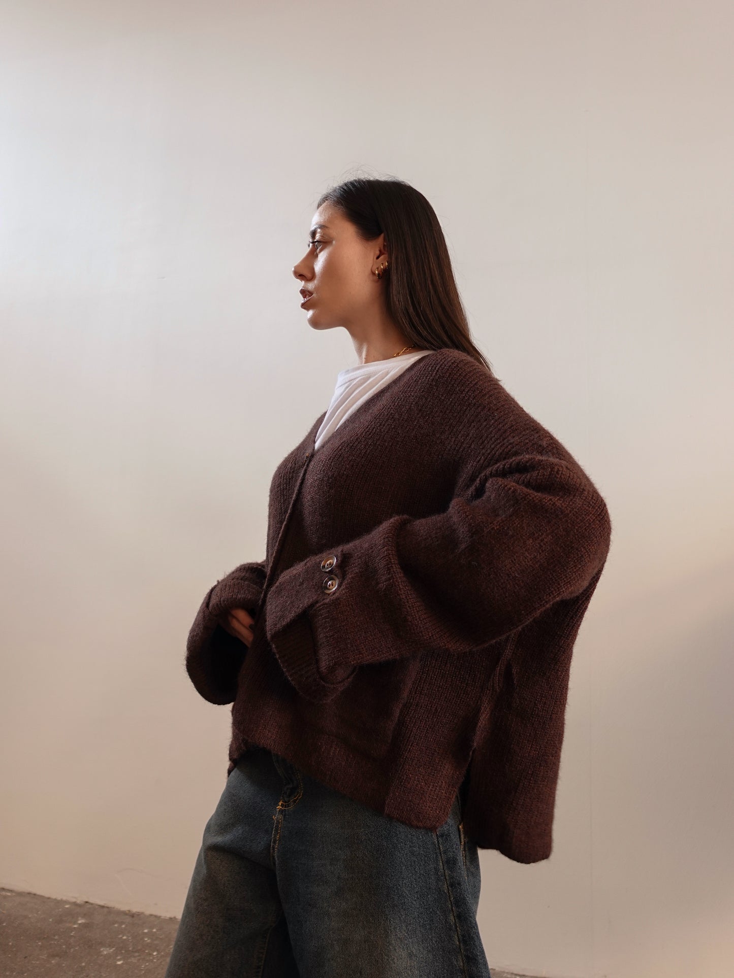 CARDIGAN IN LANA COURMAYEUR (+ COLORI) 7100