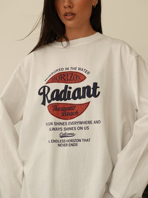 LONG-SLEEVE RADIANT - BIANCO 26205
