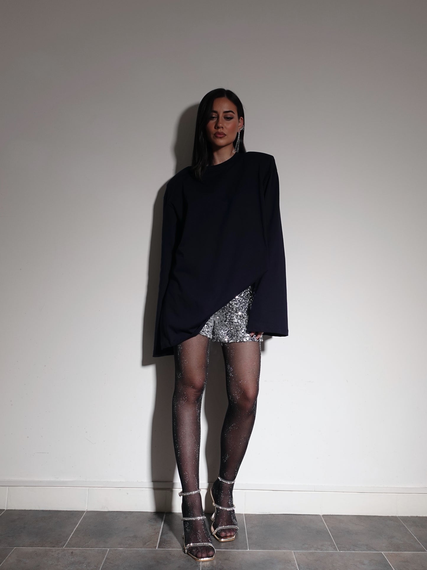 LONG SLEEVE CON SPALLINE - BLU