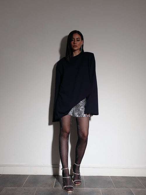 LONG SLEEVE CON SPALLINE - BLU