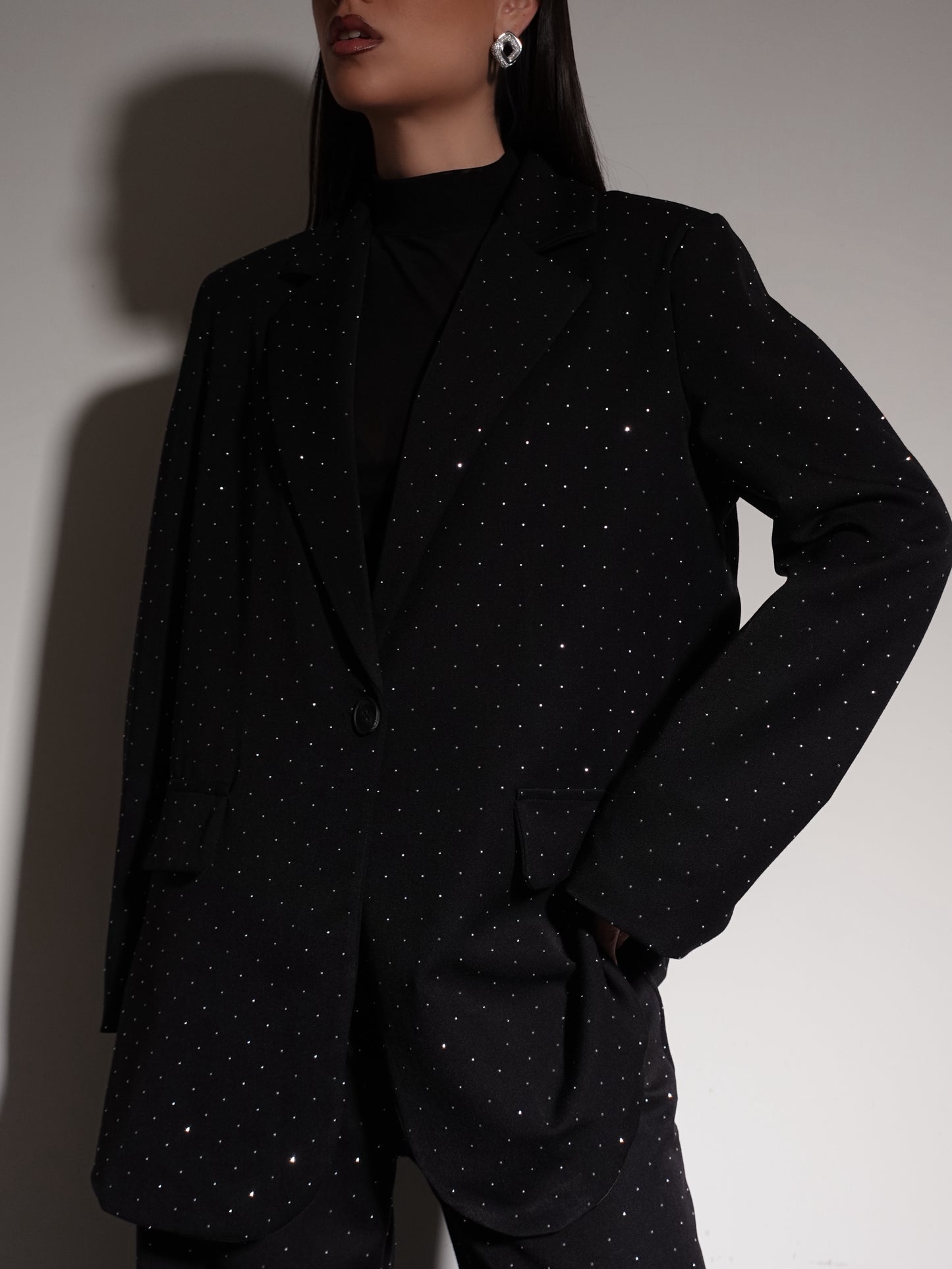 GIACCA SHINE - NERO 9001