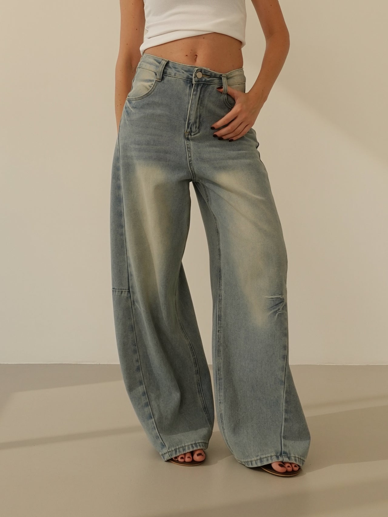 JEANS SKEATER SFUMATO - LAVAGGIO CHIARO 1205