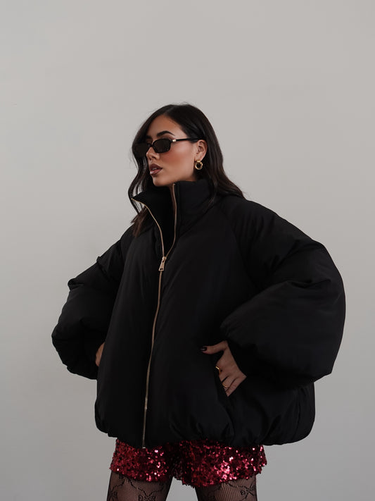 BOMBER OVERSIZE BALLOON - NERO 0050