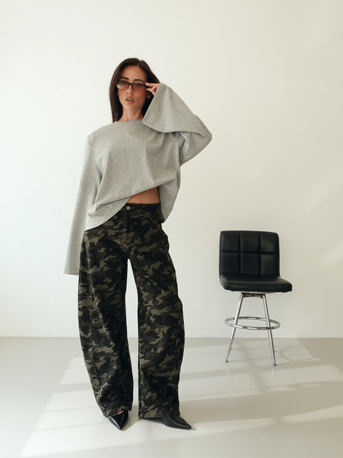 JEANS CAMOUFLAGE MARSHALL - NERO/GRIGIO 2705