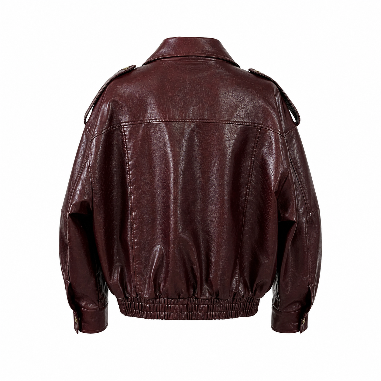 GIACCA OVER MAVERICK IN ECOPELLE - BURGUNDY 30294