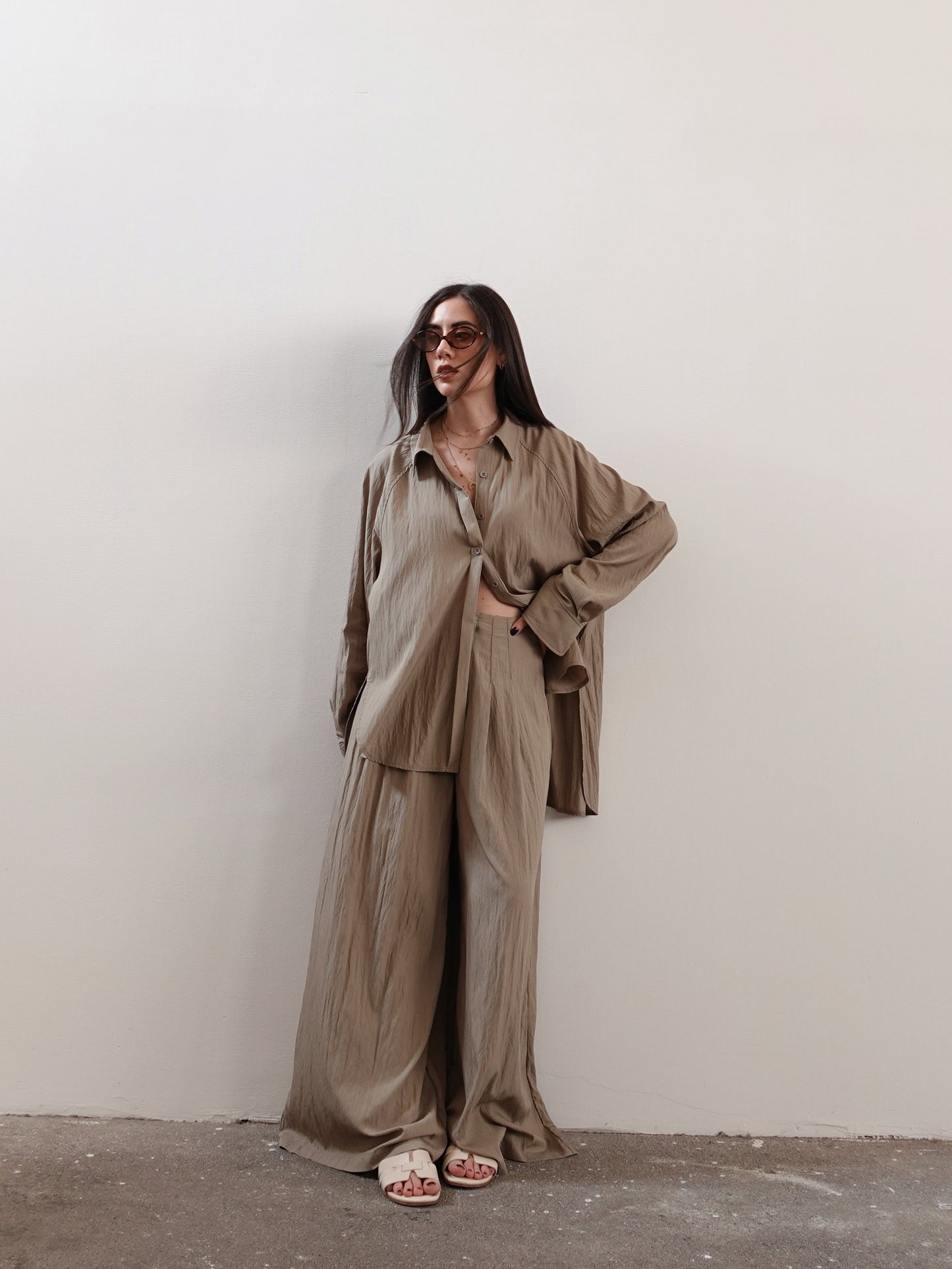COORDINATO LUZ - KHAKI 14743/14744