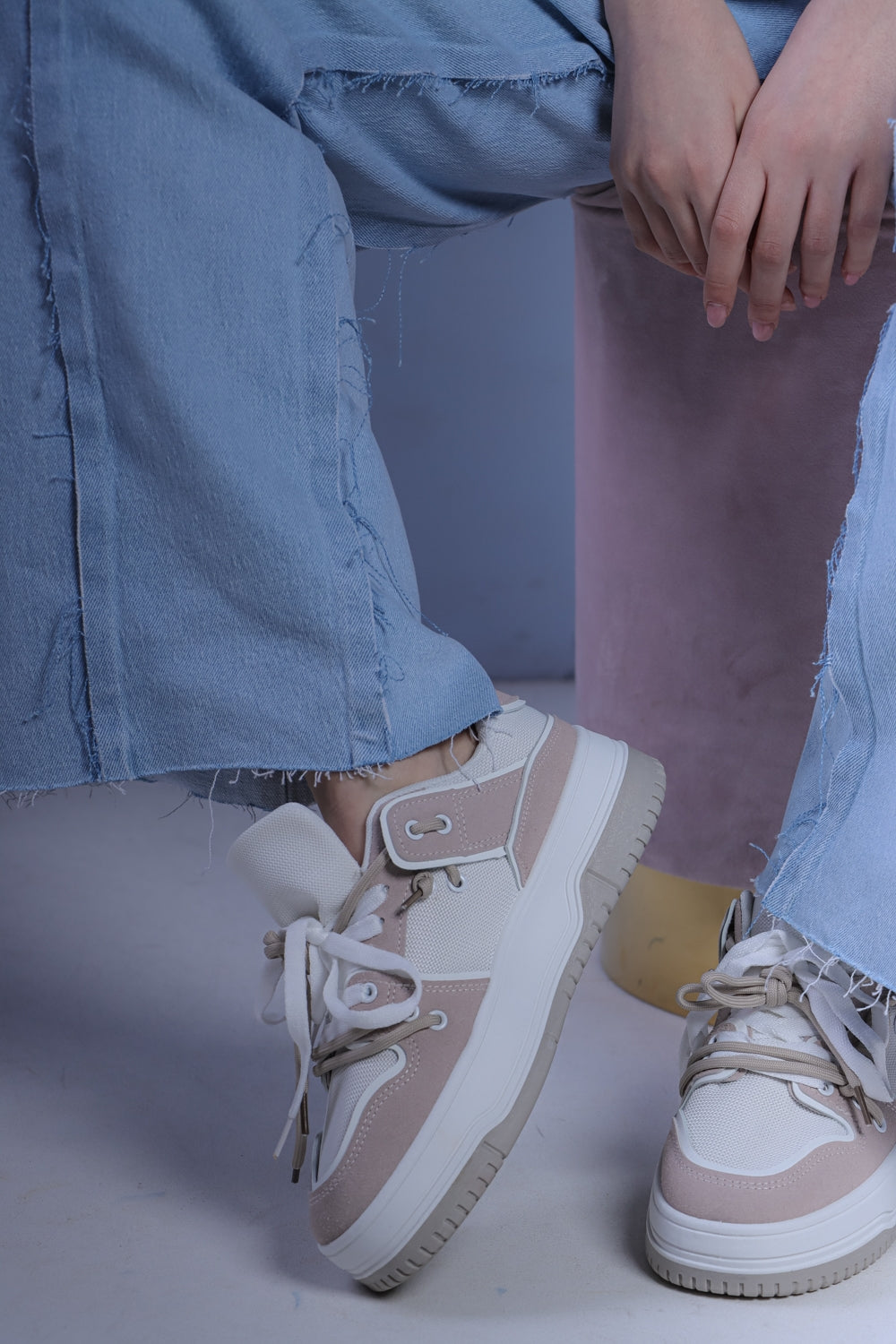 SNEAKERS OFF - BIANCO/TORTORA N07