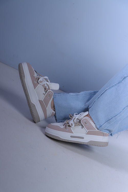 SNEAKERS OFF - BIANCO/TORTORA N07
