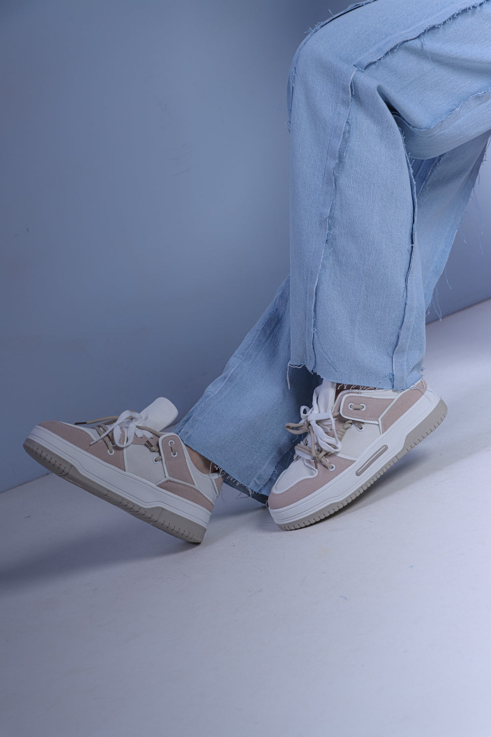 SNEAKERS OFF - BIANCO/TORTORA N07