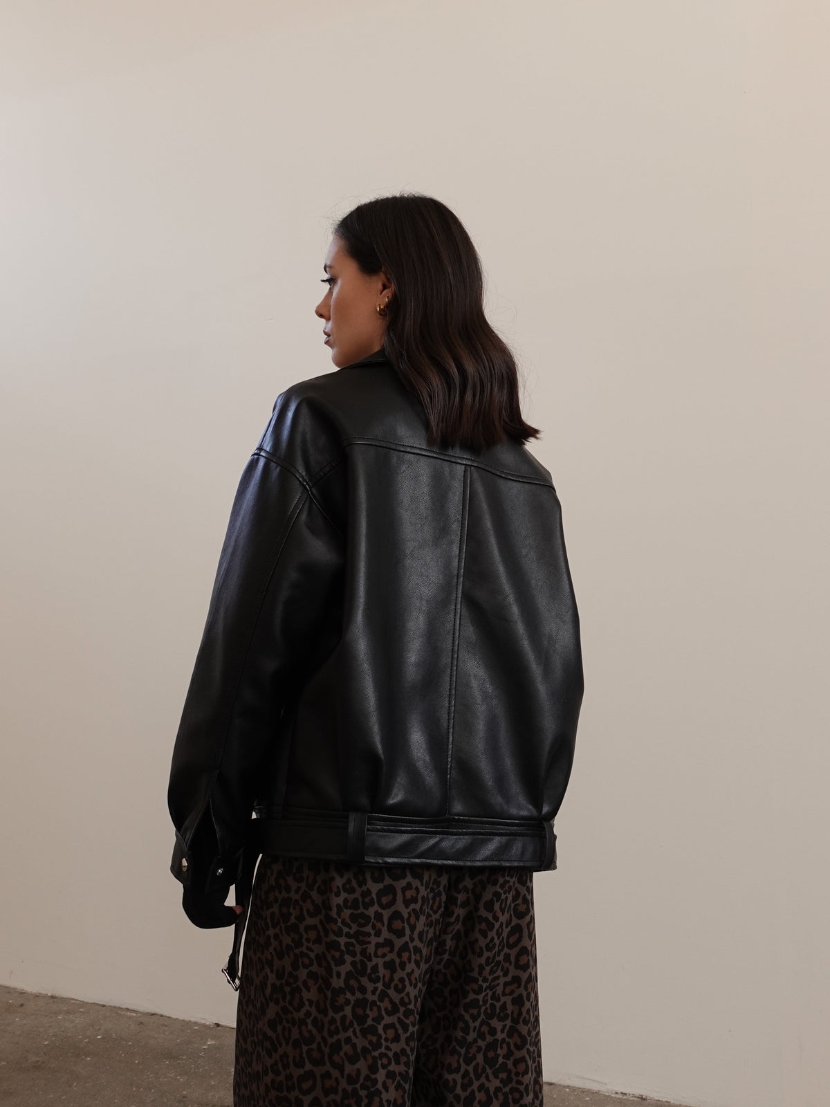 CHIODO OVER IN ECOPELLE NEW - NERO 01332