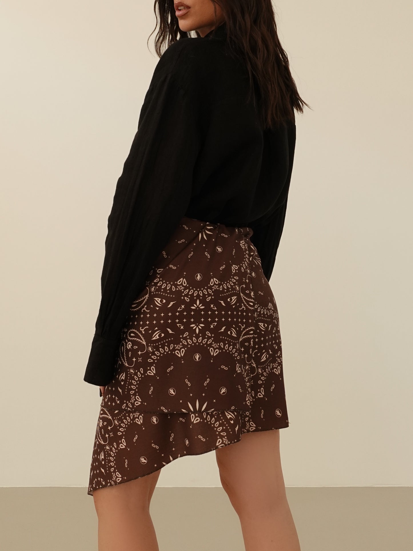 GONNA PAREO FANTASY - MARRONE 2450402