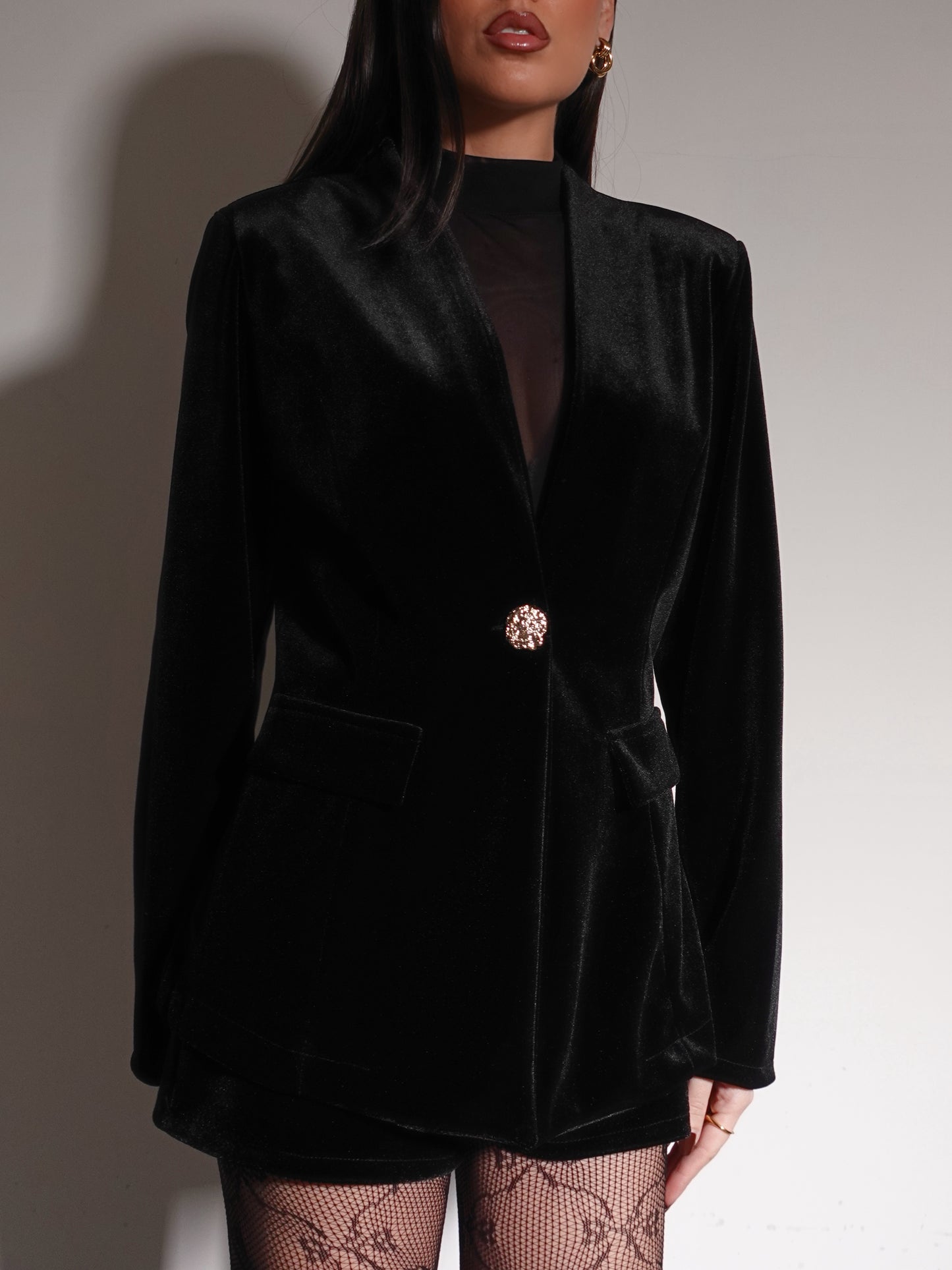 COORDINATO VELVET - NERO 45058/45059