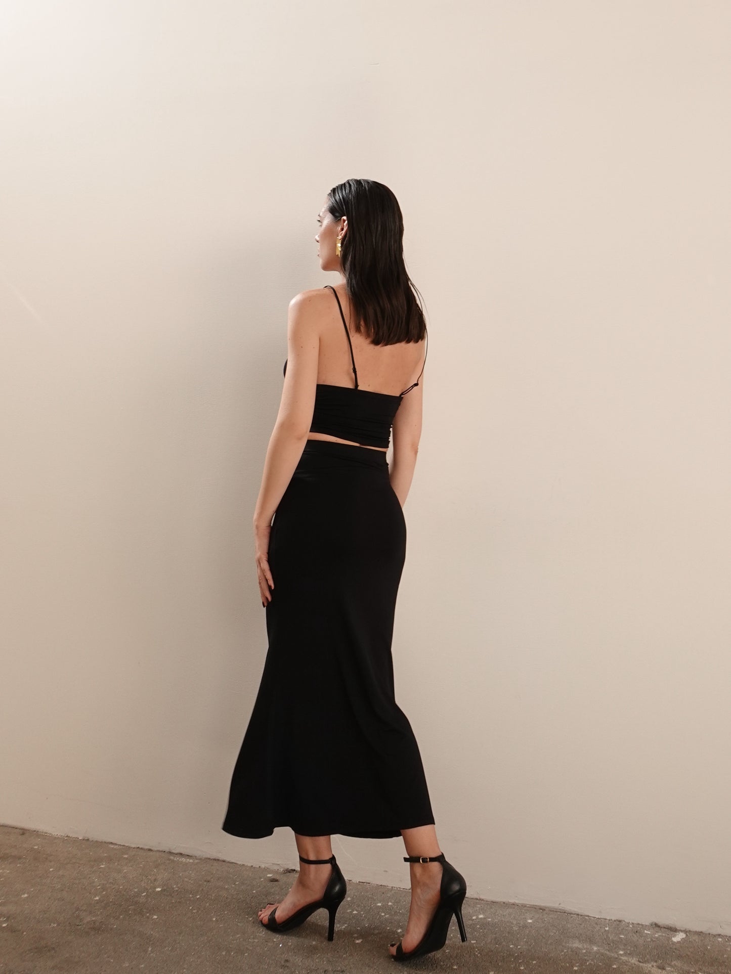 SET GONNA + TOP MIRTA - NERO 13947