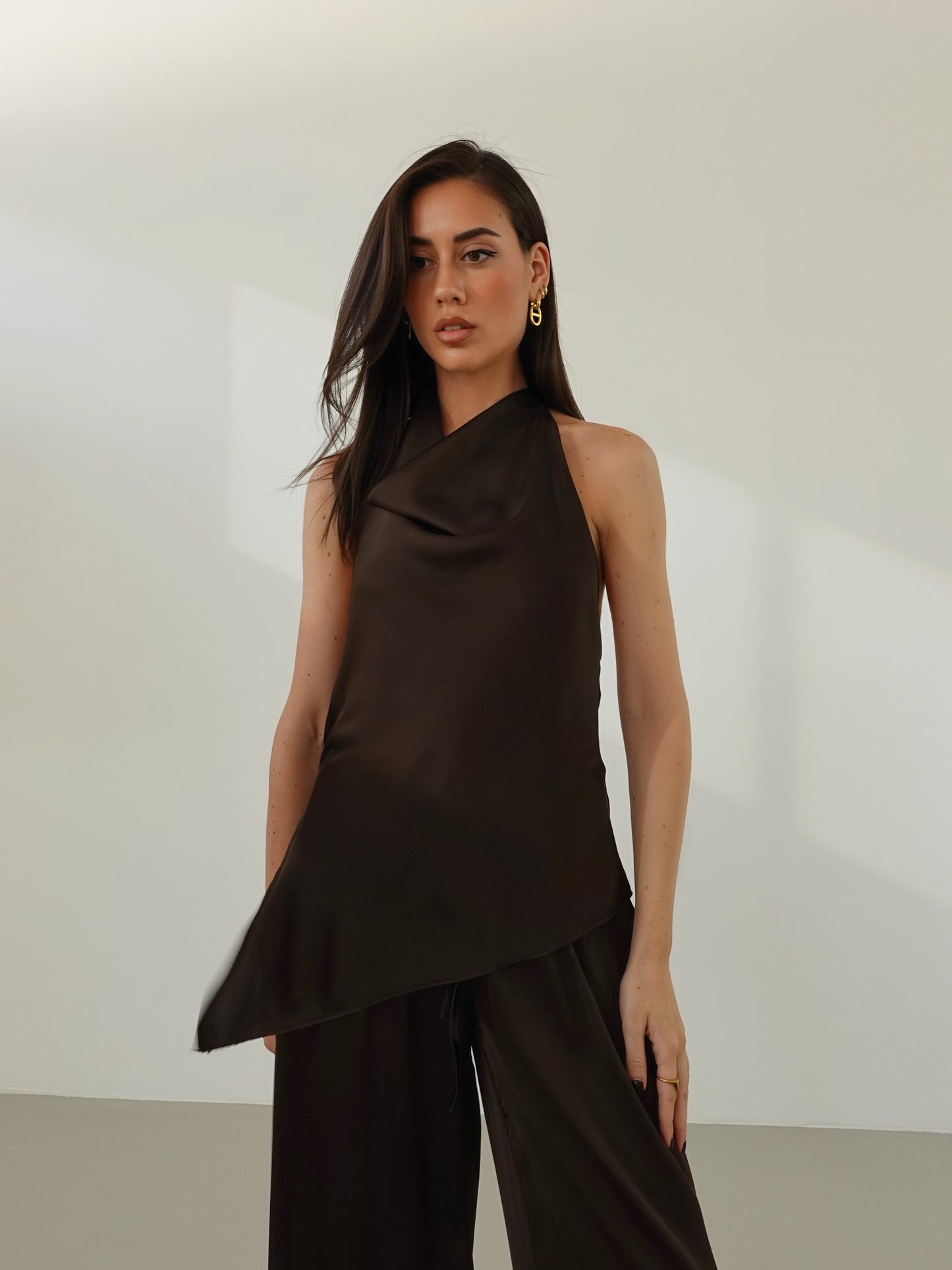 COORDINATO SATIN ACAPULCO - CIOCCOLATO 48514