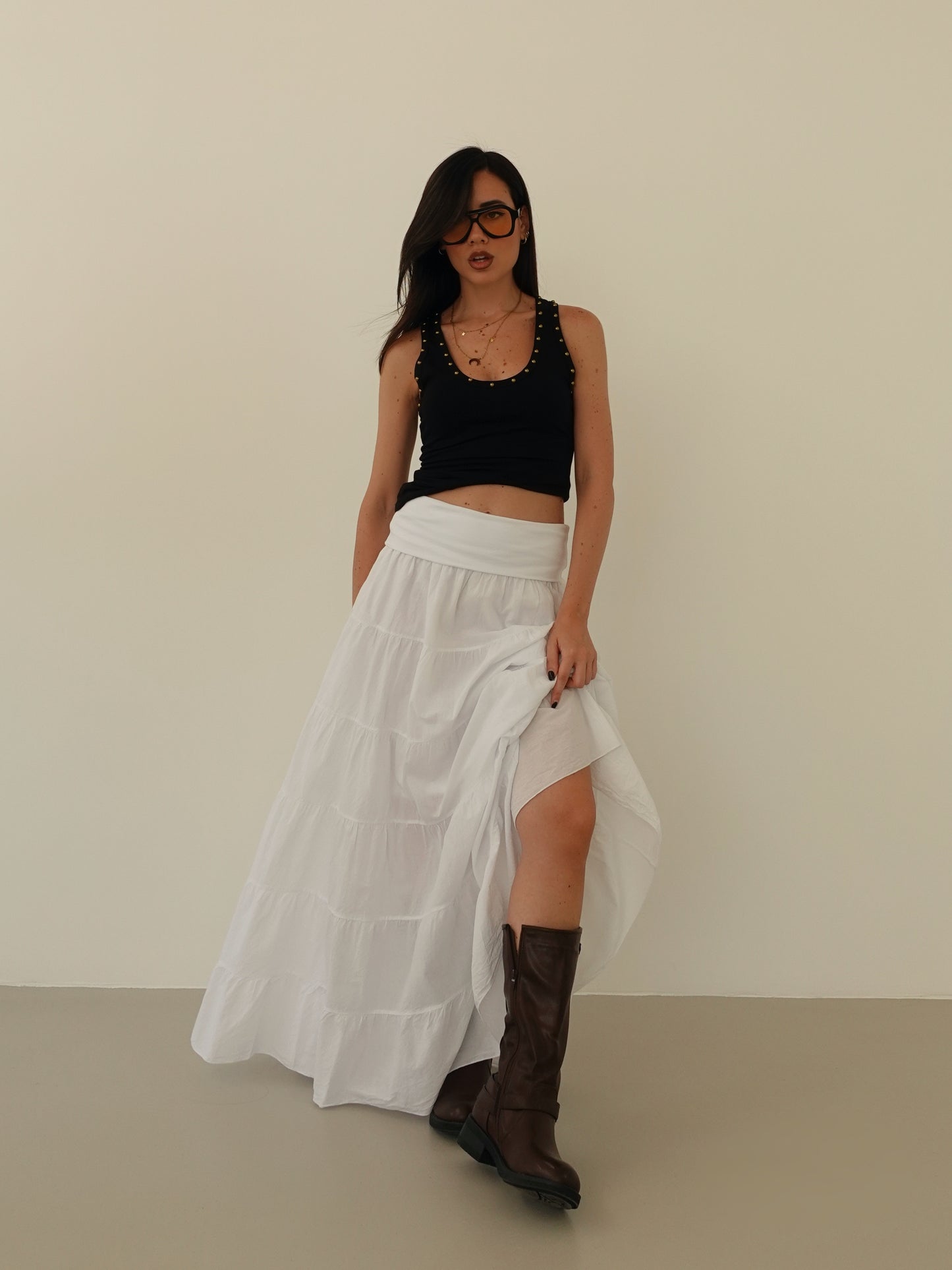 GONNA AMPIA 100% COTONE - BIANCO 9357