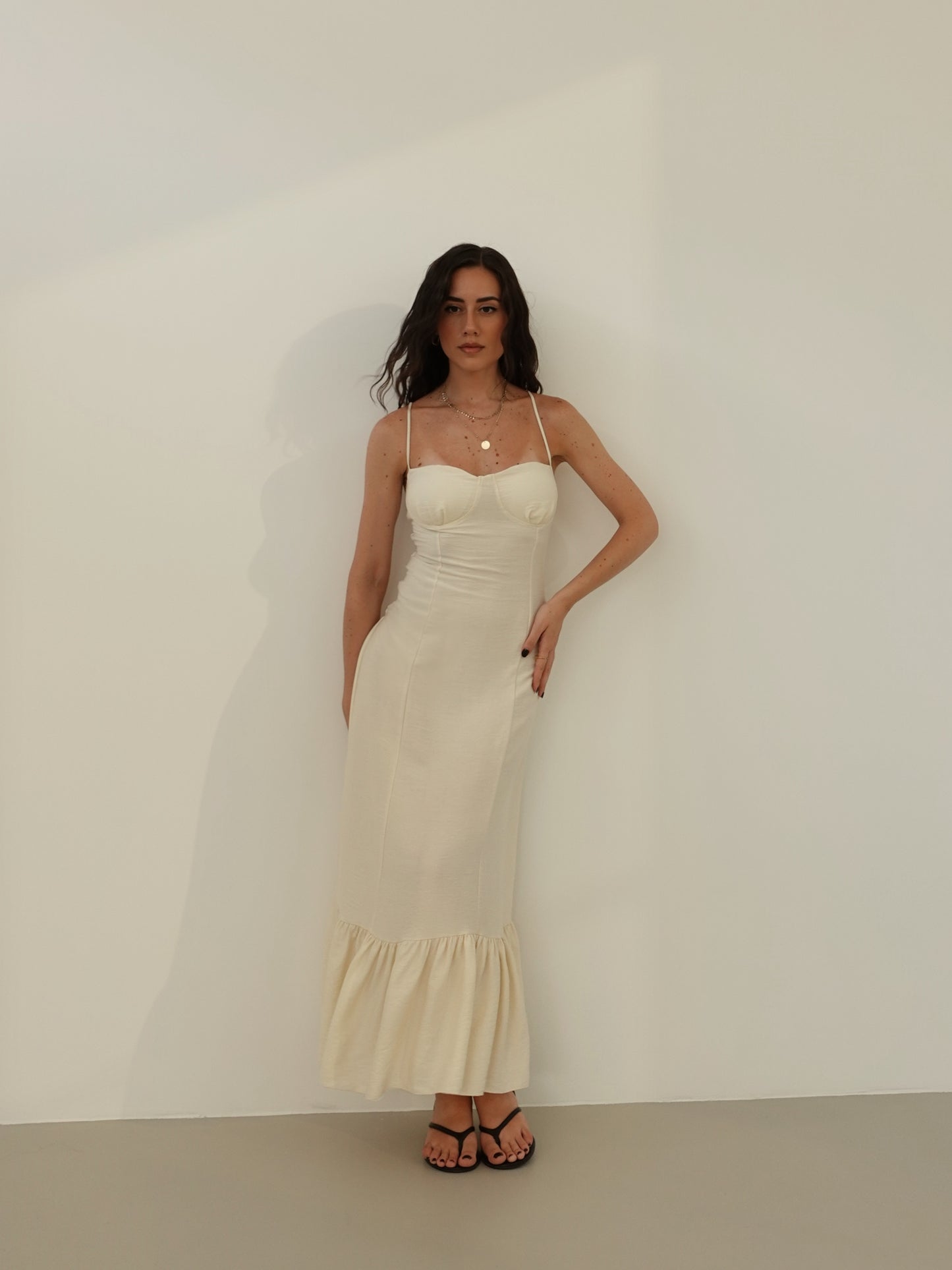 DRESS PLAYA CON COPPETTE - BURRO 7071