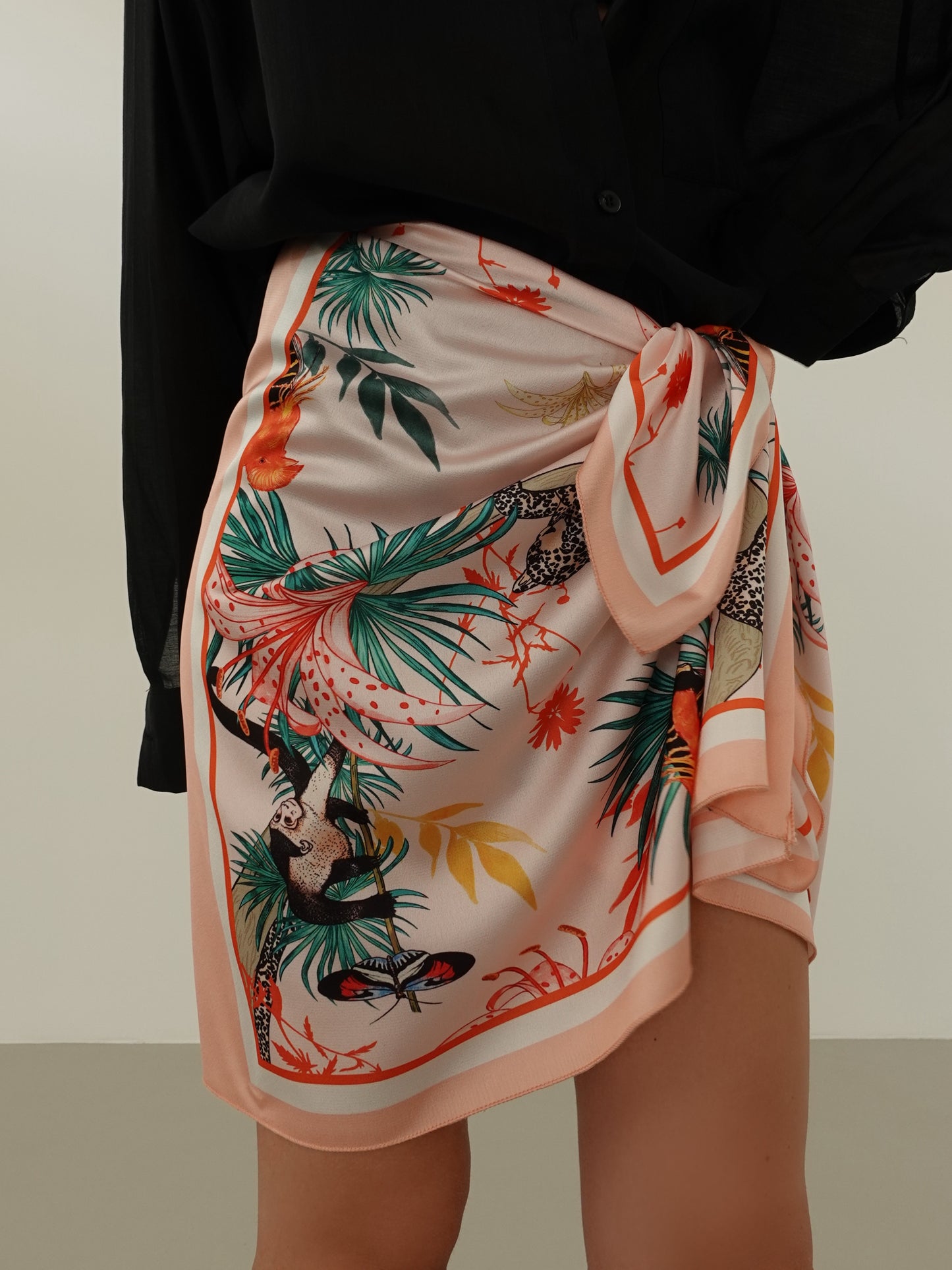 GONNA PAREO TROPICAL - ROSA 6934