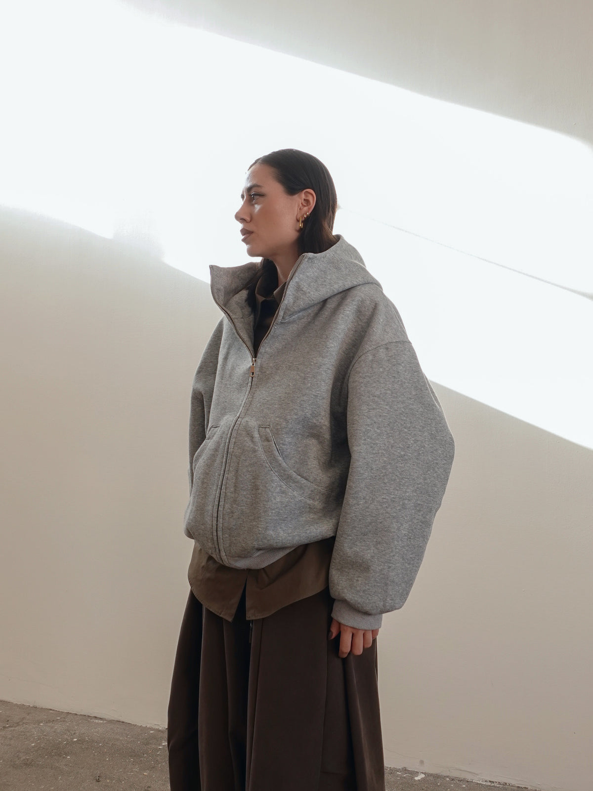 FELPA STREET OVERSIZE - GRIGIO 15833