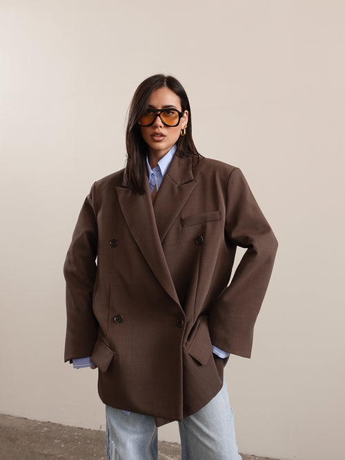 BLAZER MAN DOPPIOPETTO - CAFFE' 25262