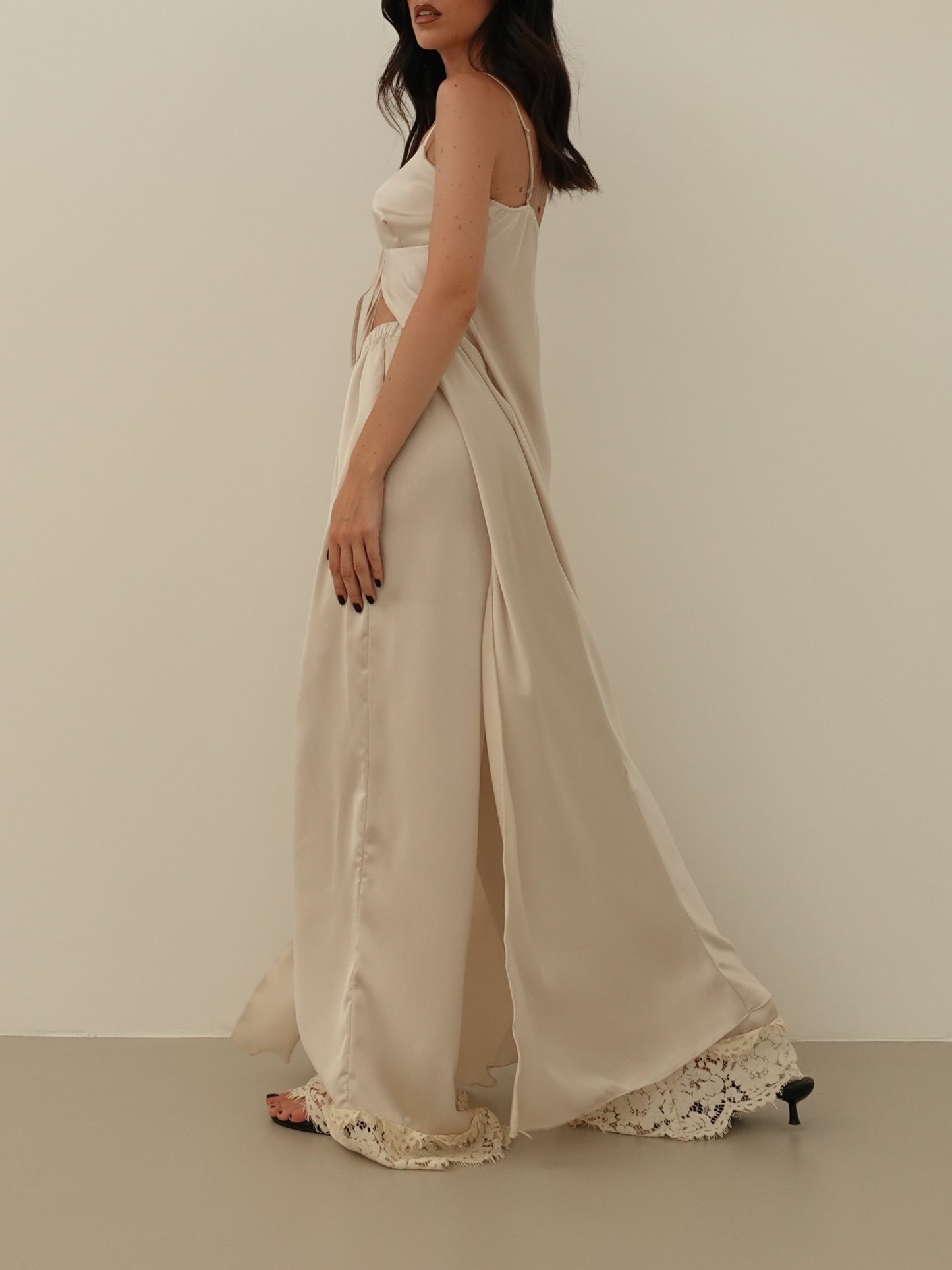 COORDINATO SATIN MONTECARLO - BEIGE 60621