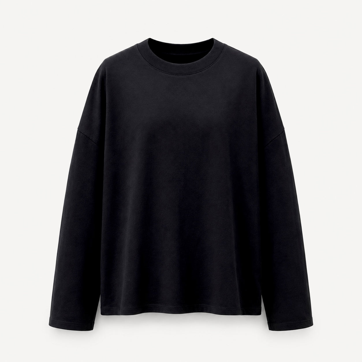 LONG-SLEEVE BASIC LUMINA - NERO LD6024