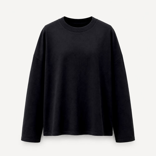 LONG-SLEEVE BASIC LUMINA - NERO LD6024