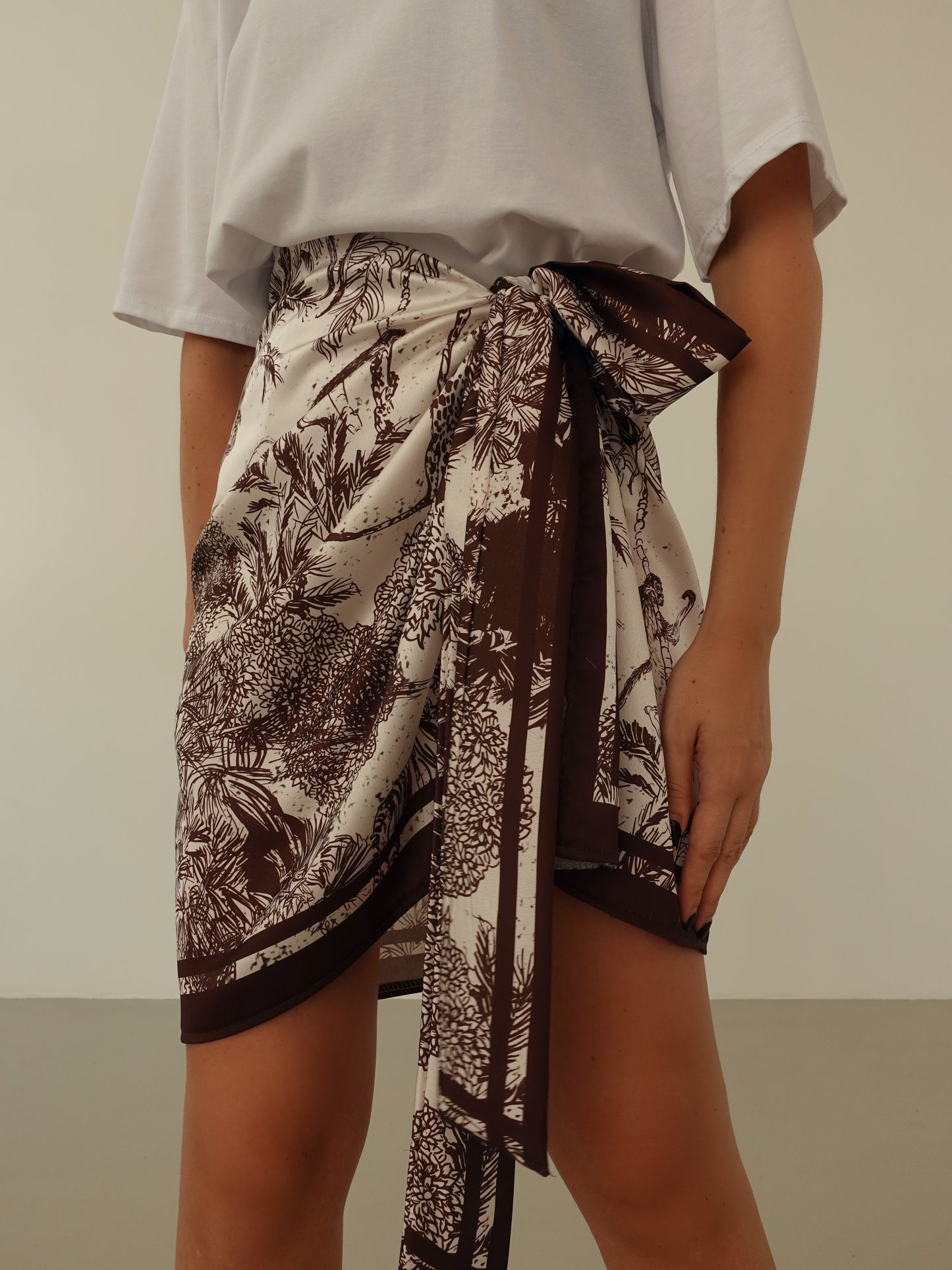 GONNA PAREO JUNGLE - MARRONE 48521