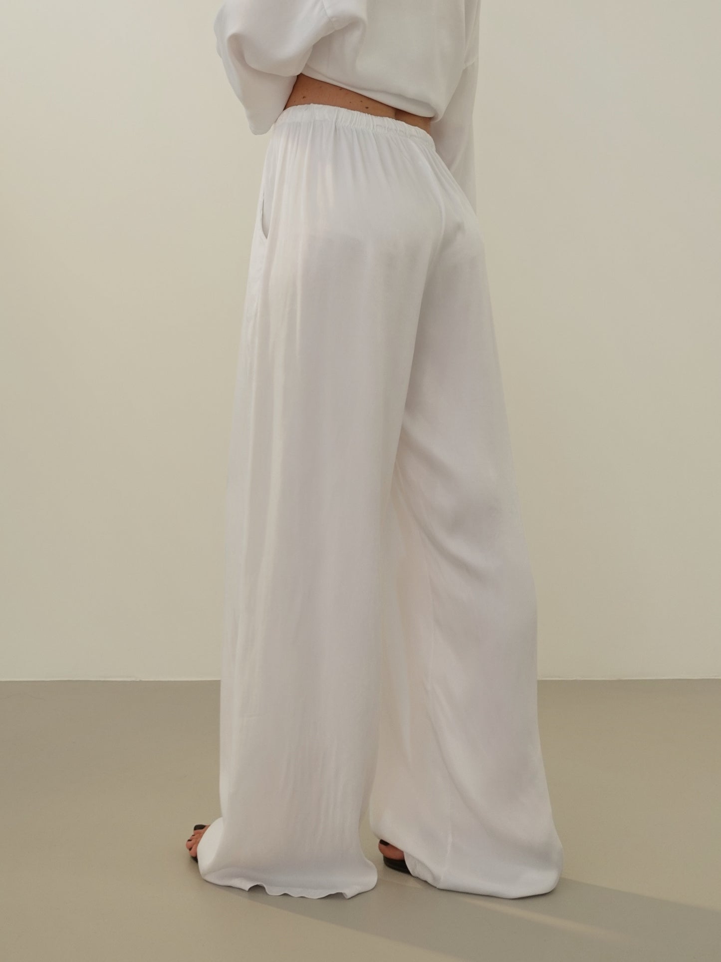 PANTALACCIO SATIN - BIANCO 24205
